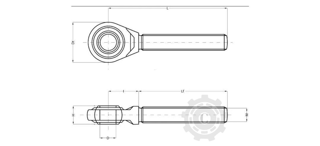 FUS TIRANT CENTRAL M40X3MM