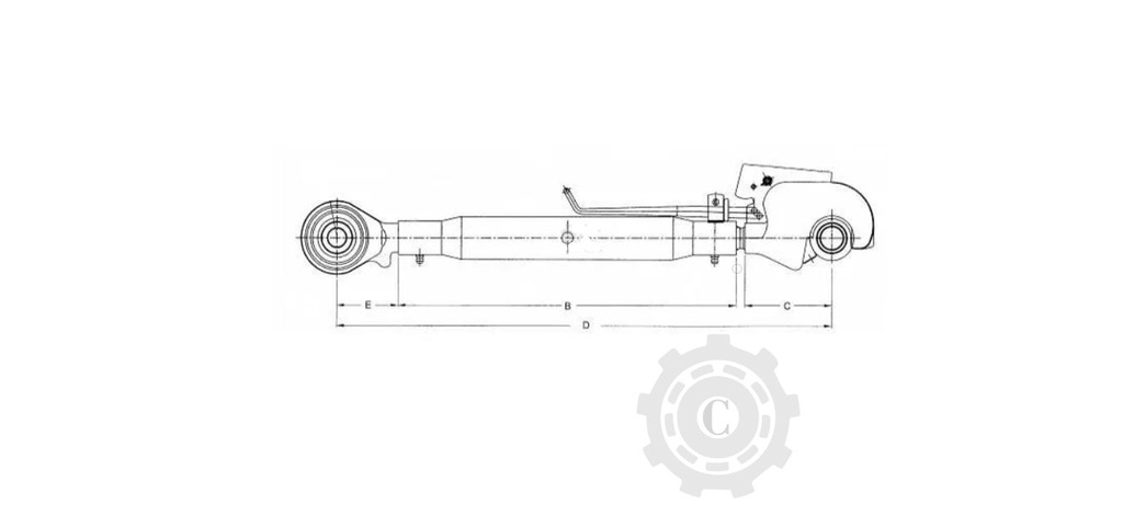 TIRANT CENTRAL CU CARLIG 450M36 cat.3/3