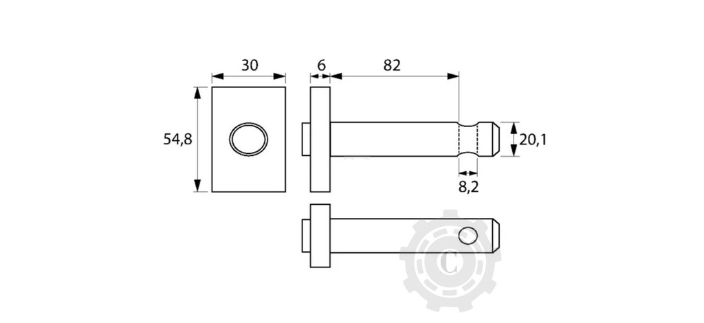 BOLT TIRANT LATERAL