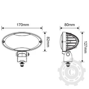 LAMPA DE LUCRU LED 40W 3500lm