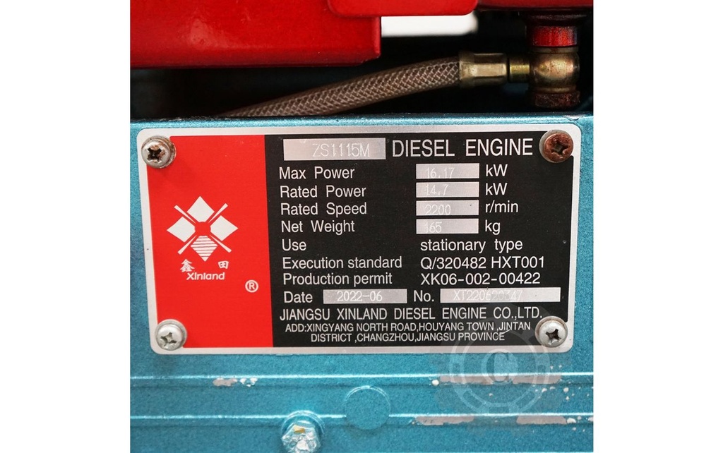 Sistem irigatii 15 aspersoare, motor diesel 16.2KW, pornire electrica