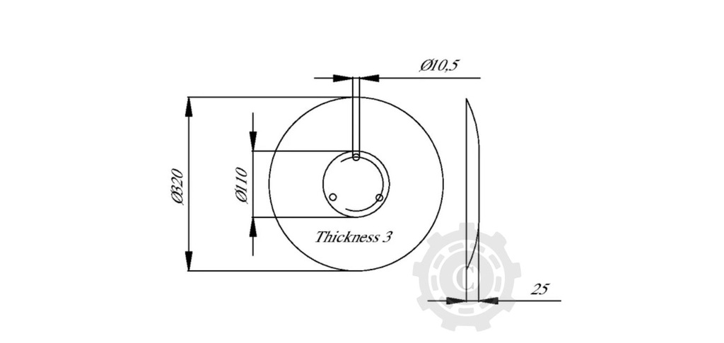 TALER DISC NETED SEMANATOARE