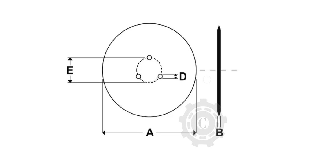 TALER DISC NETED SEMANATOARE