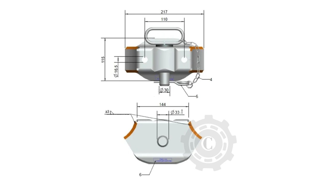 CUPLA REMORCA FBR-40