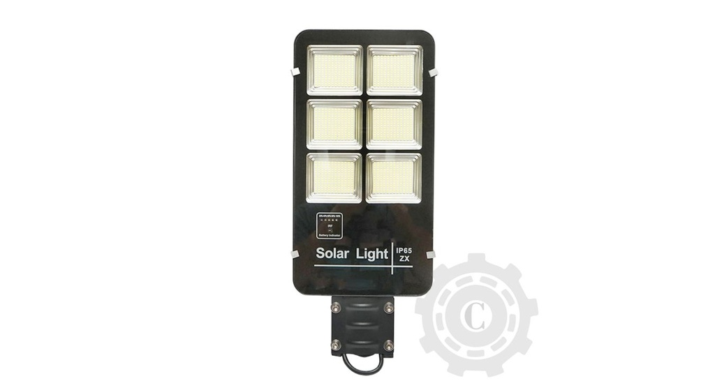 Lampa LED 300W cu panou solar mono 28W senzor de miscare si telecomanda