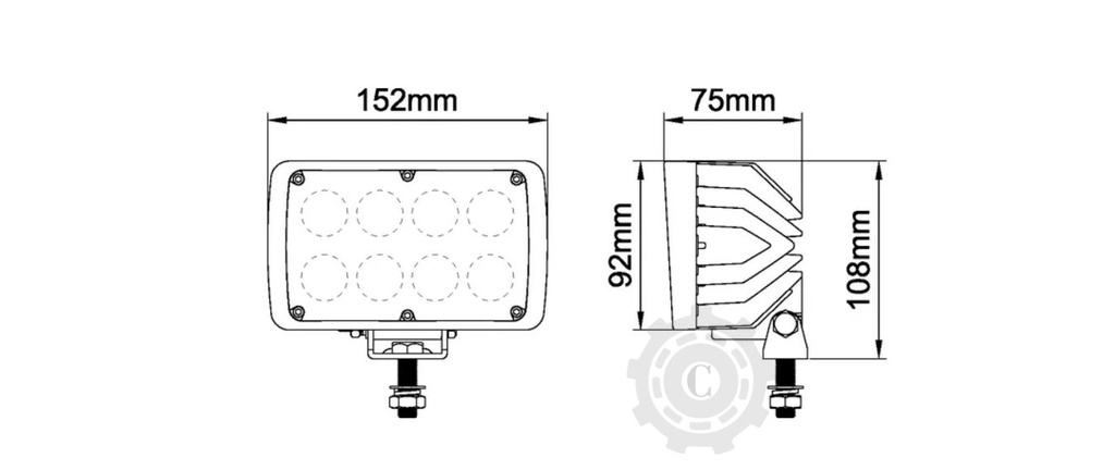 LAMPA LED 40W 4000lm