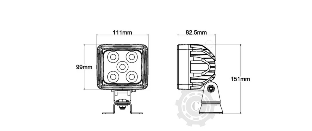 LAMPA LED 67W 5600lm