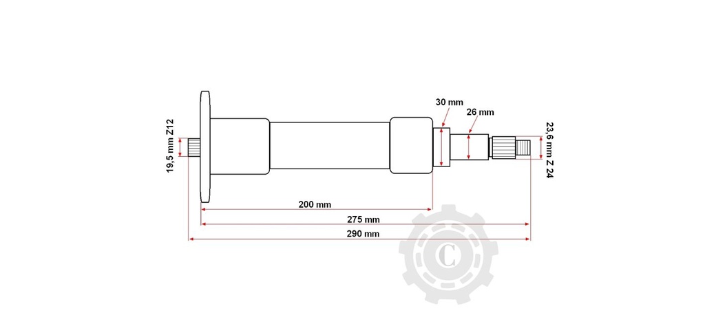 Coloana directie pompa danfoss Tractor Forestier