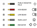 FAR LED DREPTUNGHIULAR 12/24V