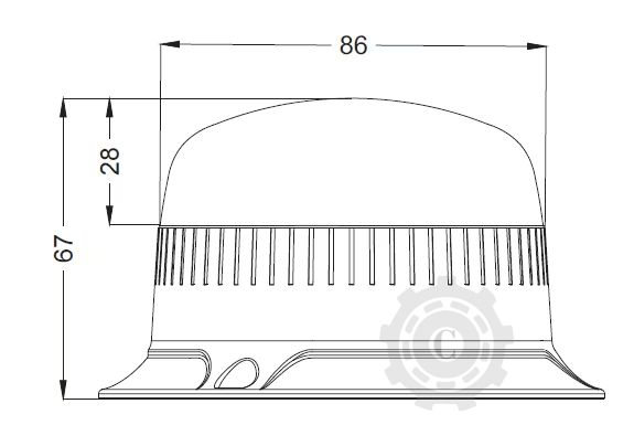 GIROFAR LED PROFIL REDUS 15W 12-24V