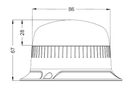 GIROFAR LED PROFIL REDUS 15W 12-24V