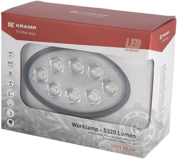 LAMPA DE LUCRU LED 56W 5320LM /8 LEDURI