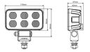 LAMPA DE LUCRU LED 60W 4630LM