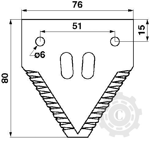 LAMELA CUTIT Z52672