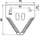 LAMELA CUTIT Z52672