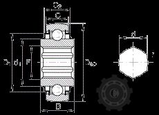 RULMENT W208KRRB SKF