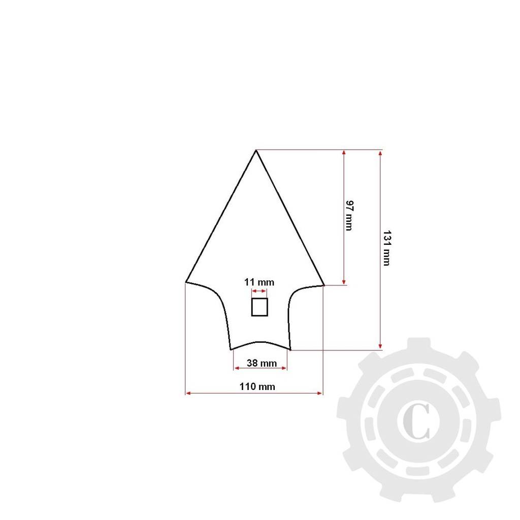 CP5105 BRAZDAR TIP PICIOR DE GASCA 10