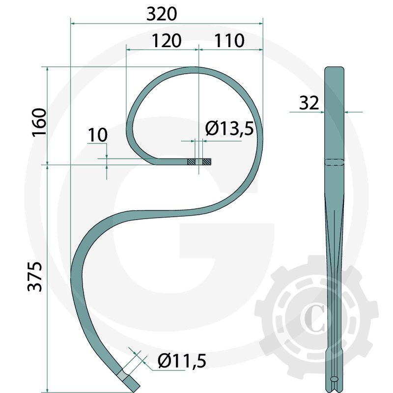 ARC CU DALTA STANDARD F10CVV