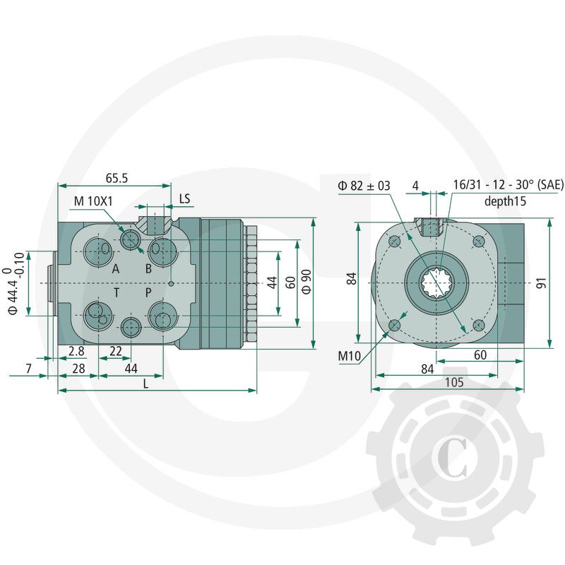 BK99205 POMPA HIDRAULICA DANFOSS OSPC 125LS