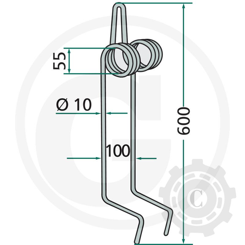 Gheara elastica 18010.ST-AC3