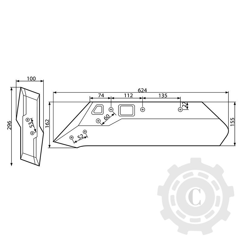 BRAZDAR CU DALTA CH06 UTB