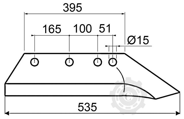 BRAZDAR STANGA 737338