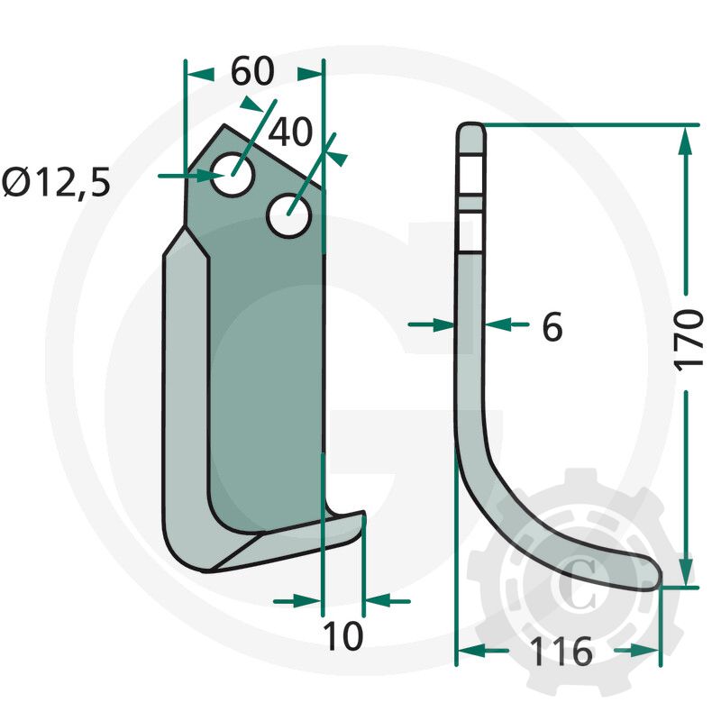 CUTIT FREZA GASPARDO 180BRE-14L