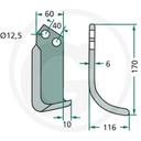 CUTIT FREZA GASPARDO 180BRE-14L