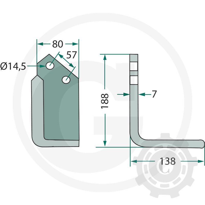 CUTIT FREZA 180KRO-04L