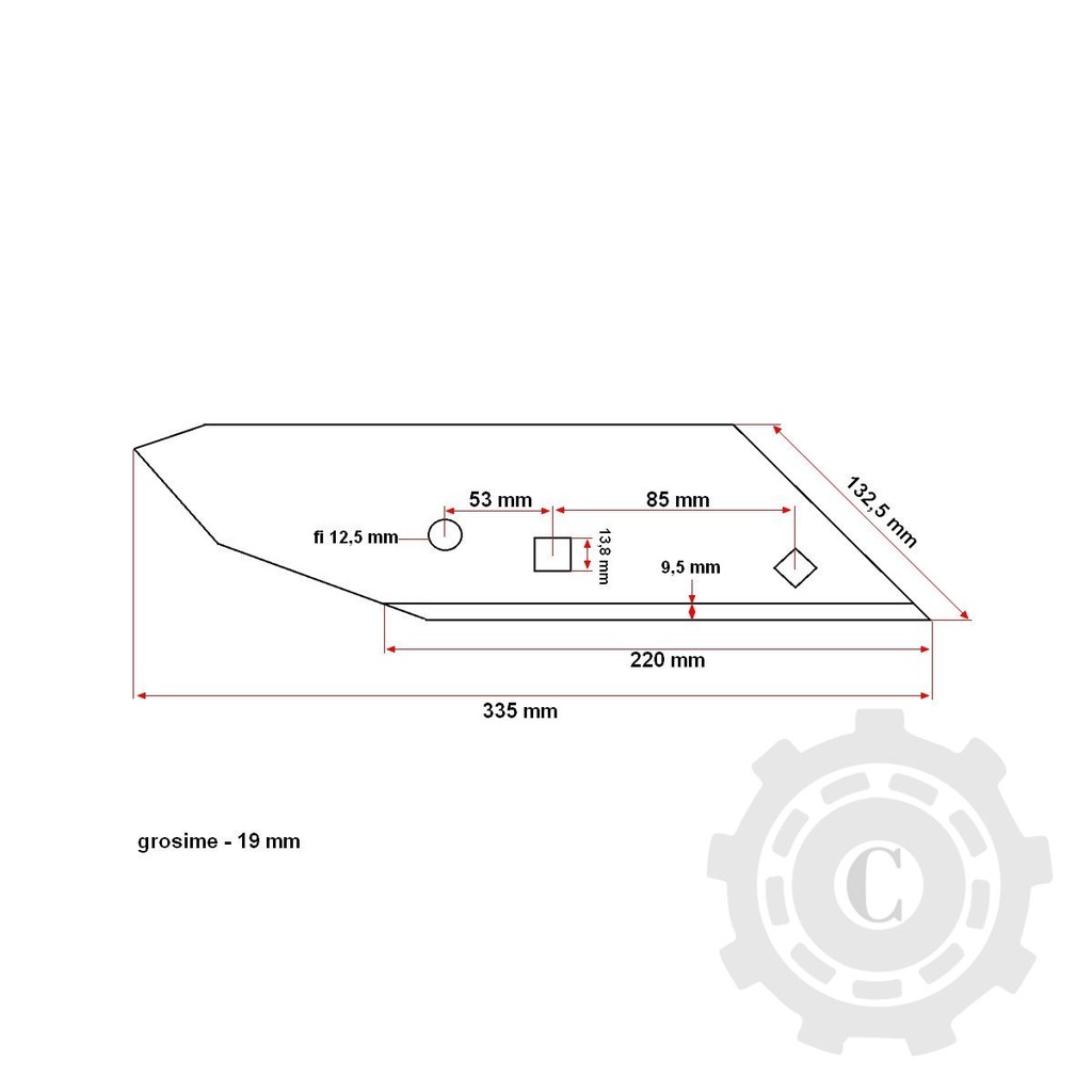 DALTA PLUG LEMKEN 3364050