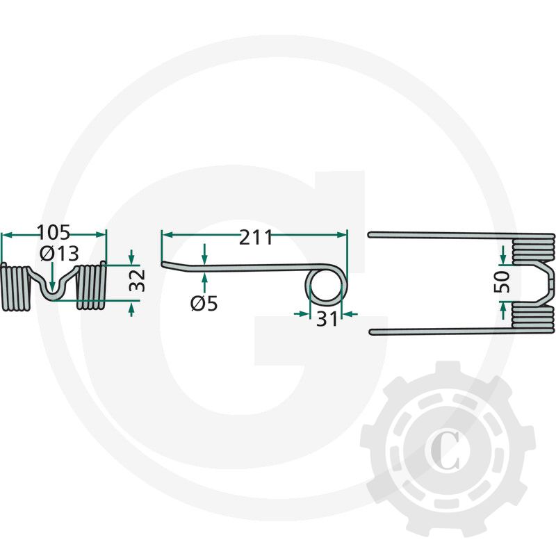 ARC PRESA JOHN DEERE 57-0010