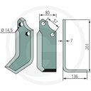 CUTIT FREZA 180MUR-14R