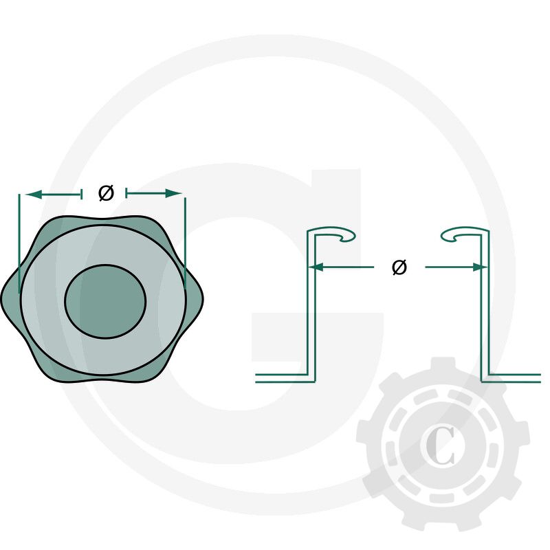 Buson de umplere 	filet mm 58/60