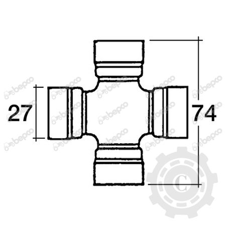 CRUCE 27X74 48/6403-132 BEPCO