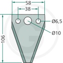 LAMELA COSITOARE 801A10