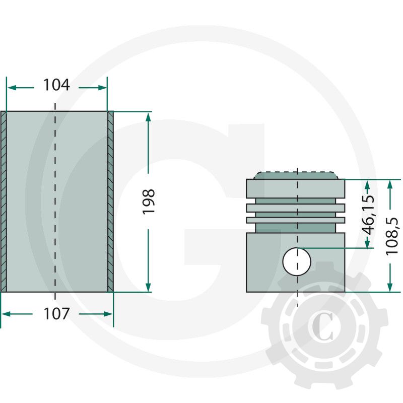 38017164 SET PISTOANE COMPLET