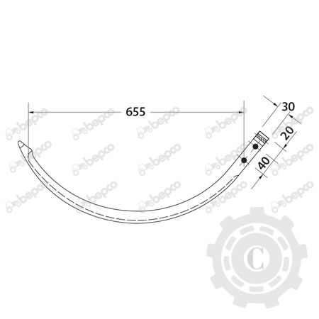 B123066 AC PRESA ALUMINIU