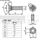 SURUB M10X25 22519 orga