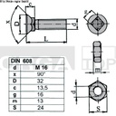 SURUB M16X80 22542