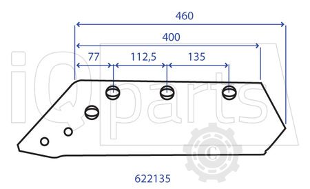 CK300012 BRAZDAR STANGA 622135