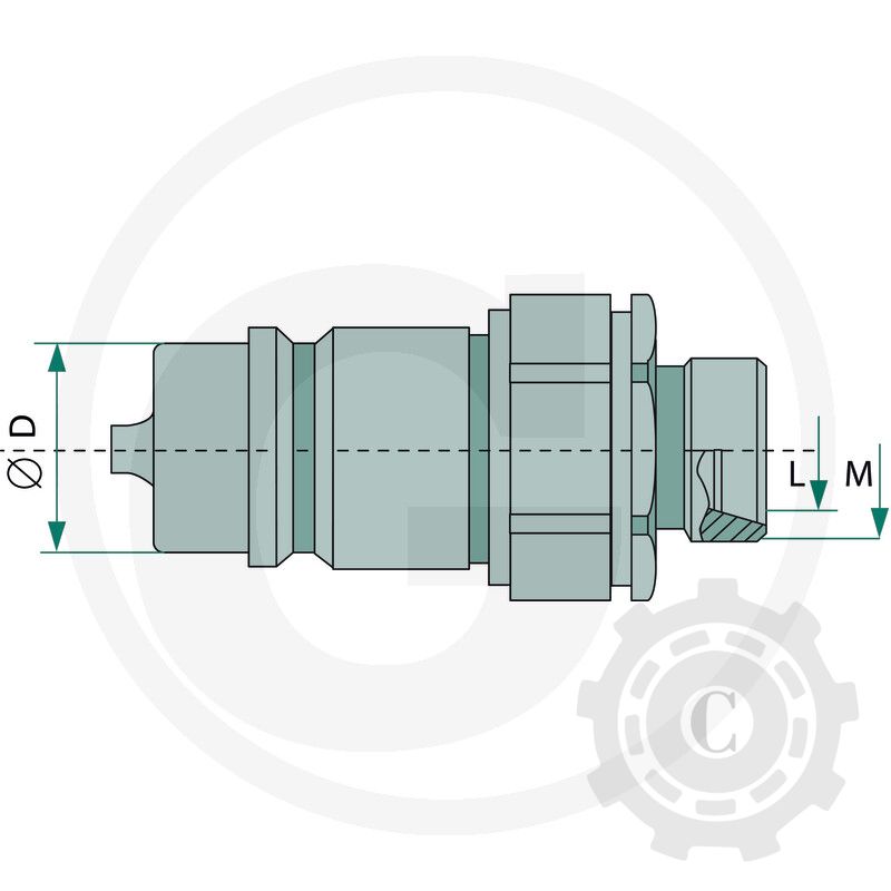 VPE10 KS 18L (M26x1.5) DN12 - BG3