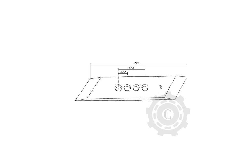 Vârf brazdar DR M1020