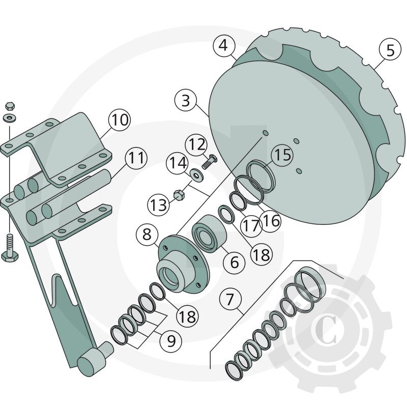 TALER DISC CRESTAT 510X5