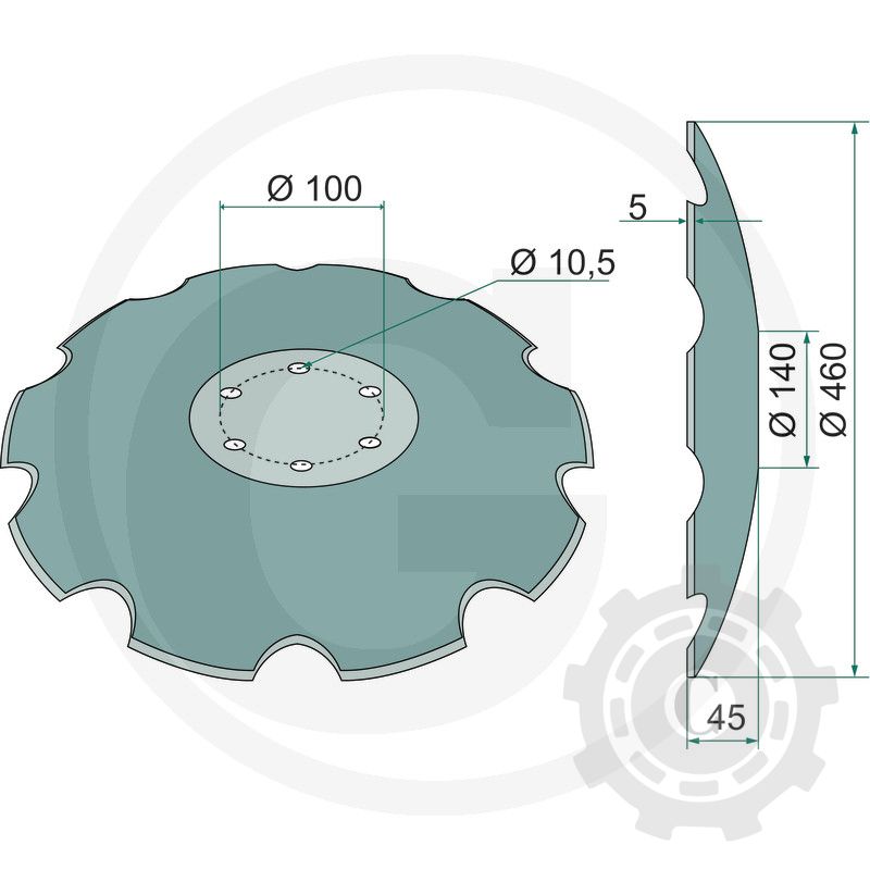 TALER DISC CRESTAT