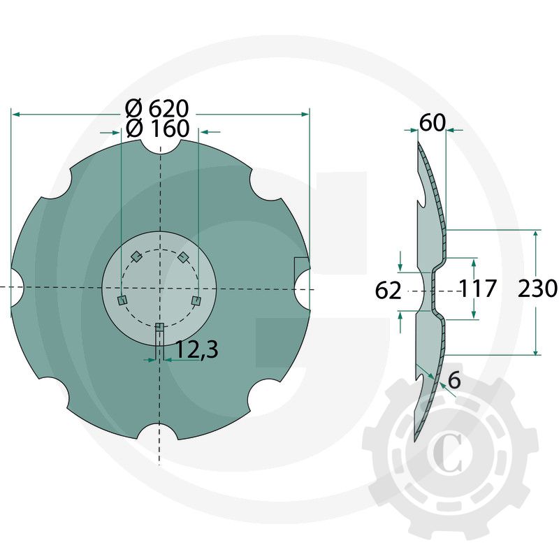 TALER DISC CRESTAT