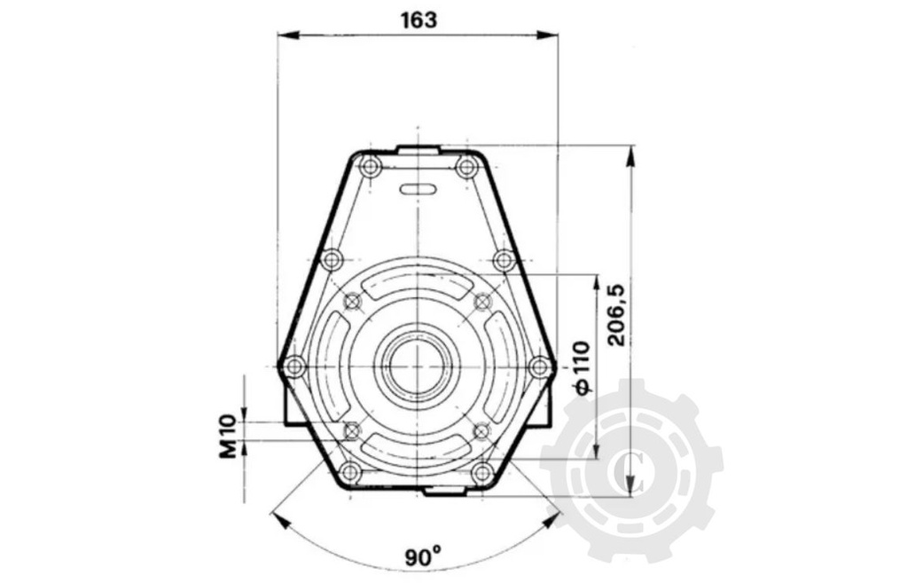 Multiplicator-reductor cu arbore