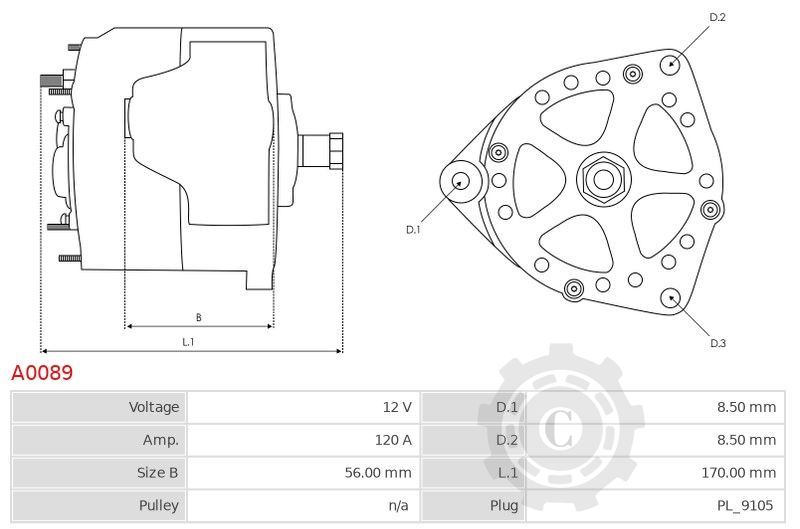 ALTERNATOR 0.120.484.017