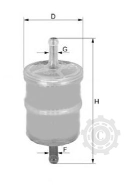 FILTRU MOTORINA XN7