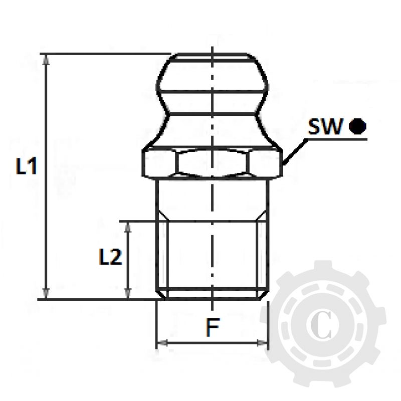 1101109 GRESOR STANDARD H1 M10X1