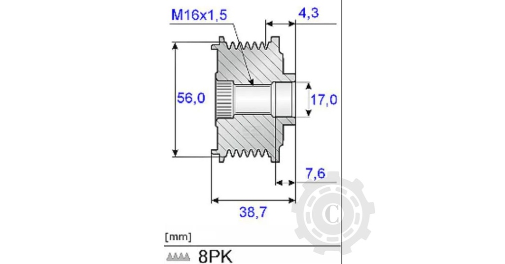 FULIE ALTERNATOR JD